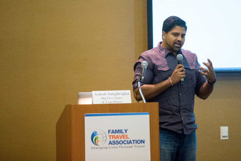 Ashish Snaghrajka presents at the 2016 FTA Summit in Tucson, Arizona