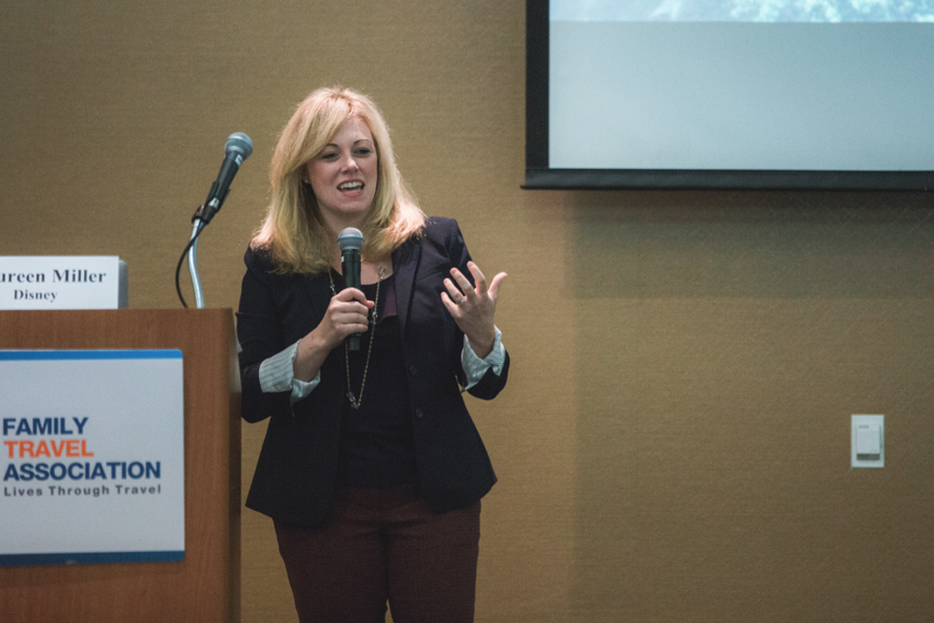 Maureen Miller of Disney presents at the 2016 FTA Summit in Tucson, Arizona