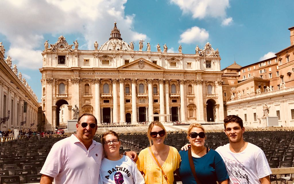 vatican italy family trip
